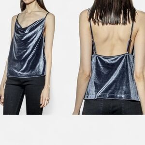 OAK Cowl Front Cami in River Size M New With Tags